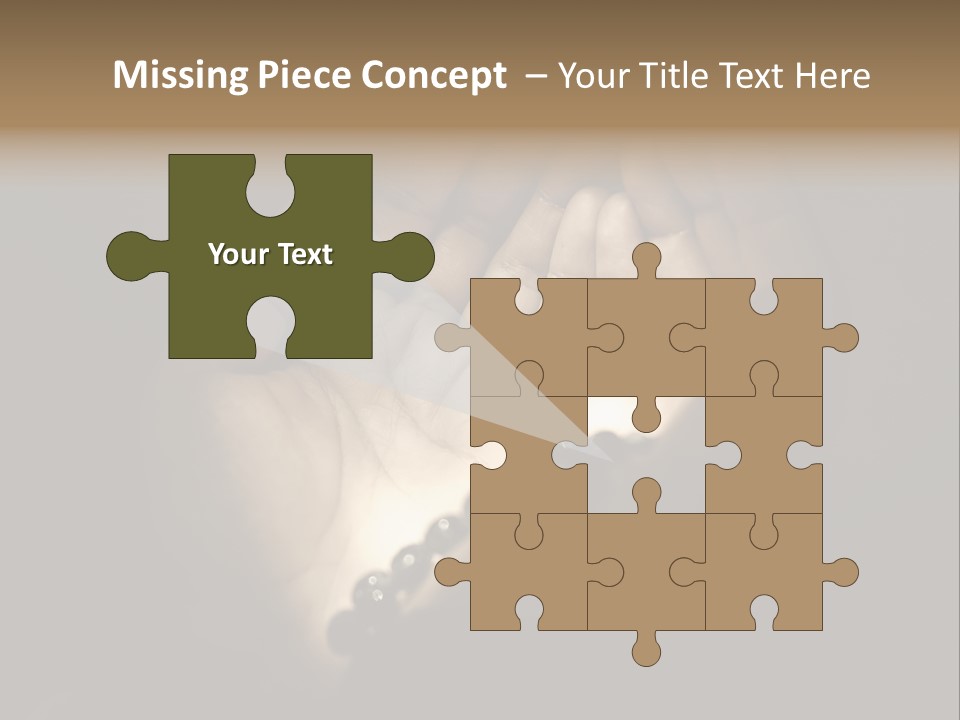 Pray Invocation Alone PowerPoint Template