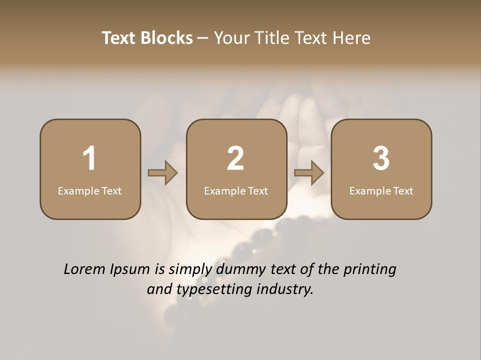 Pray Invocation Alone PowerPoint Template