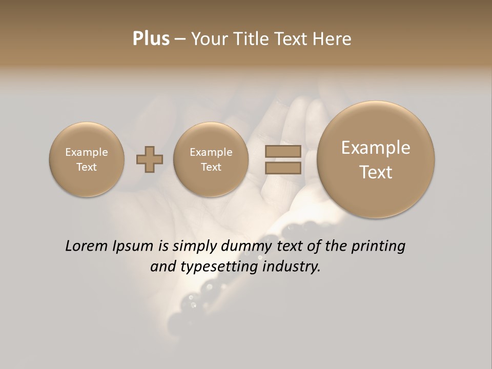 Pray Invocation Alone PowerPoint Template
