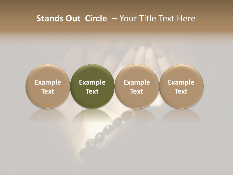 Pray Invocation Alone PowerPoint Template