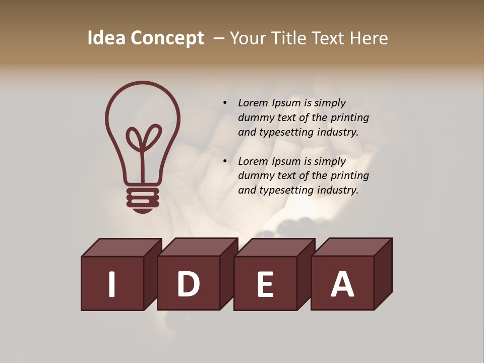 Pray Invocation Alone PowerPoint Template