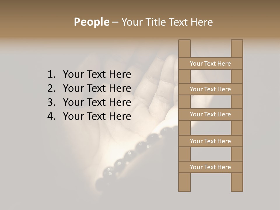 Pray Invocation Alone PowerPoint Template