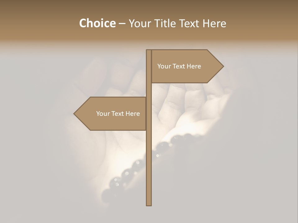 Pray Invocation Alone PowerPoint Template