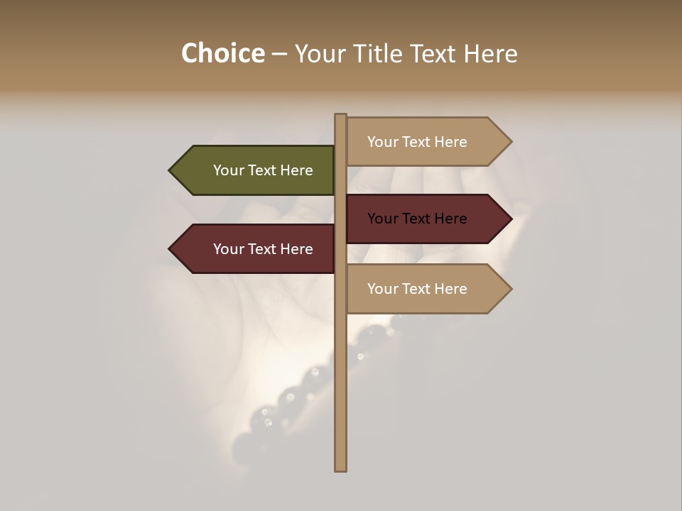 Pray Invocation Alone PowerPoint Template