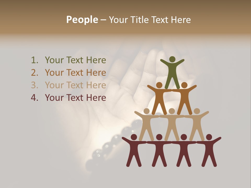 Pray Invocation Alone PowerPoint Template