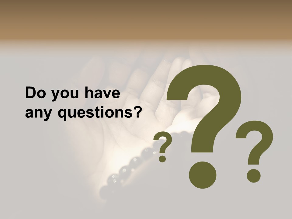 Pray Invocation Alone PowerPoint Template