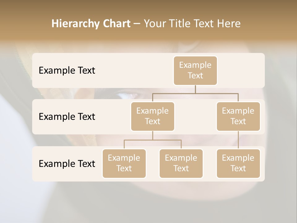 Moslem Face Headscarf PowerPoint Template