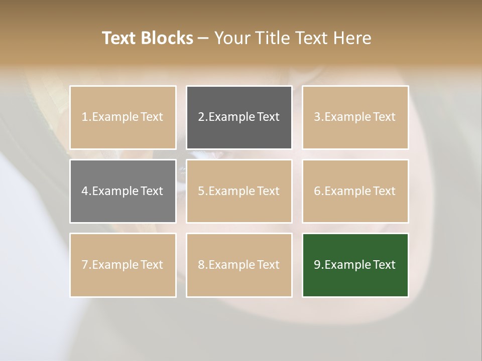 Moslem Face Headscarf PowerPoint Template