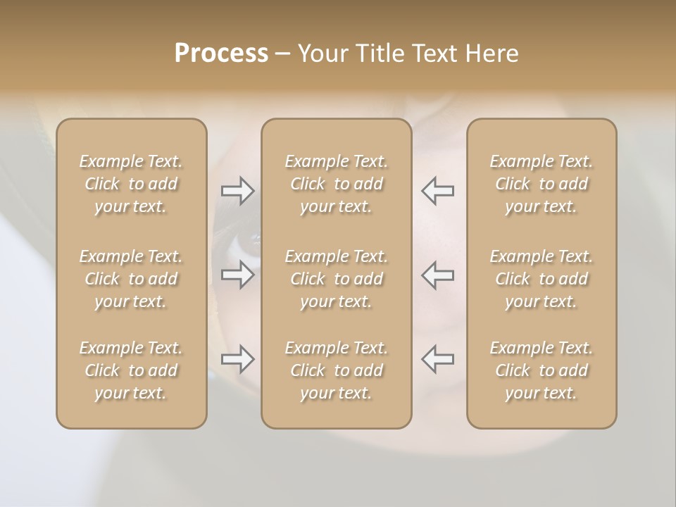 Moslem Face Headscarf PowerPoint Template