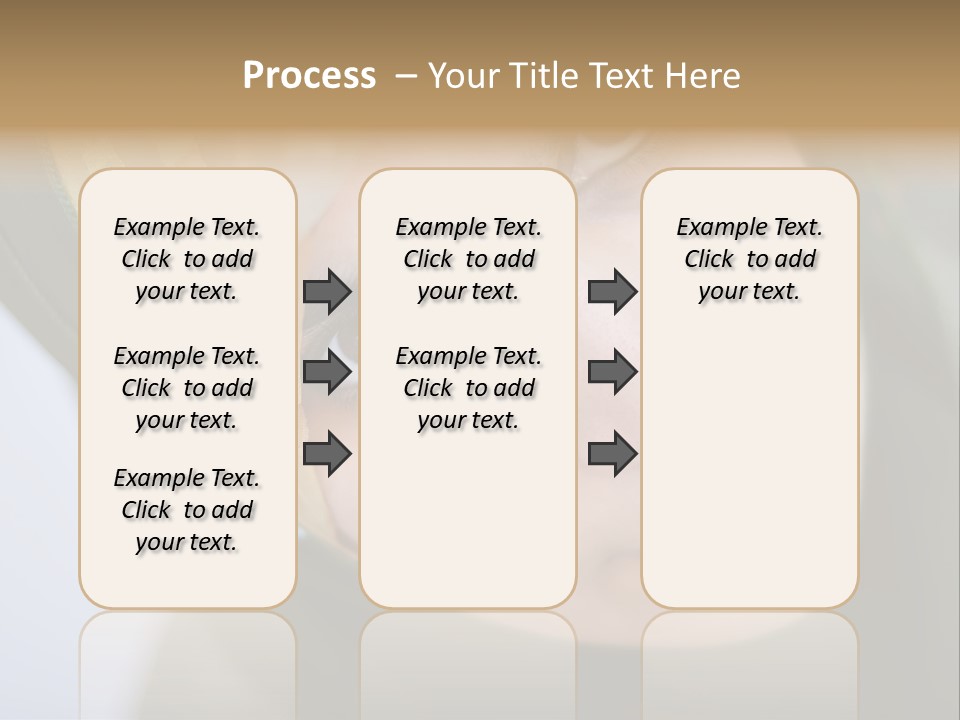 Moslem Face Headscarf PowerPoint Template