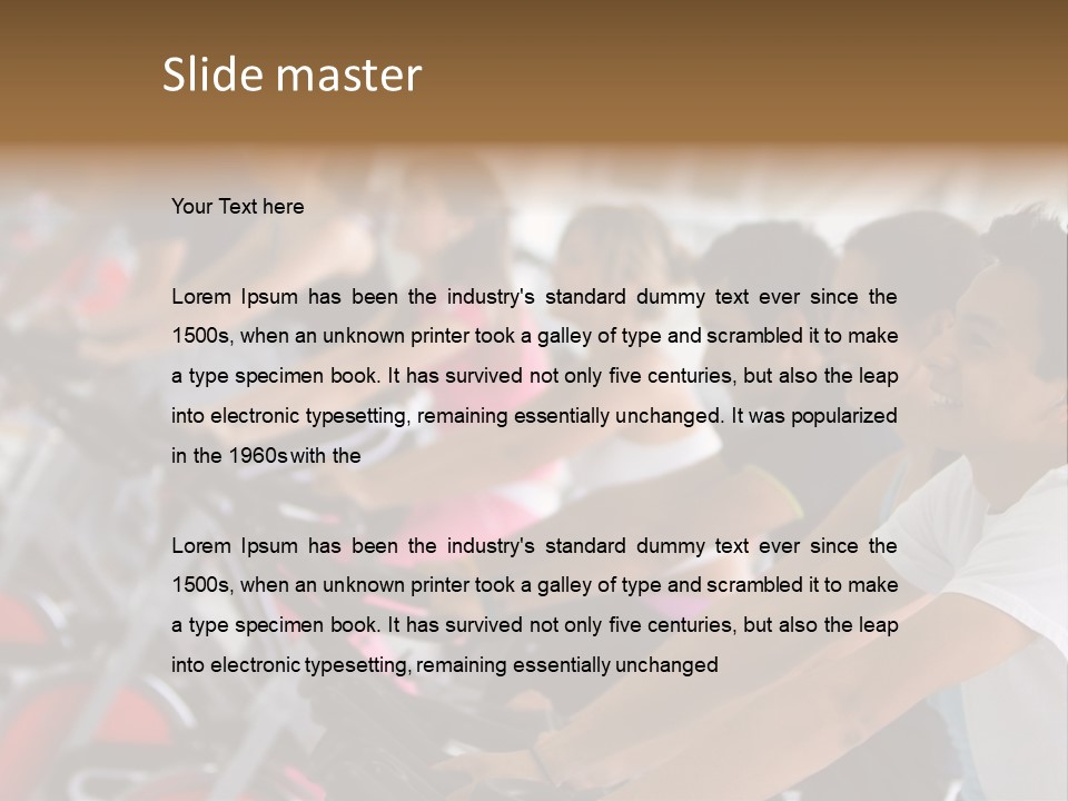 Workout Happy Males PowerPoint Template