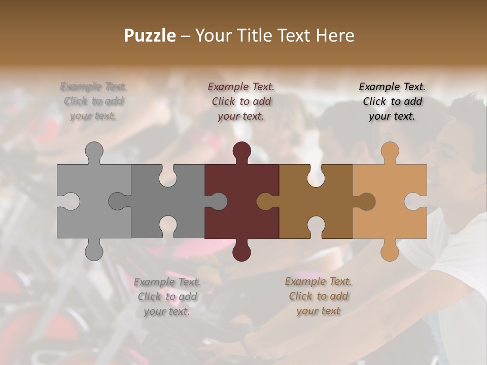 Workout Happy Males PowerPoint Template