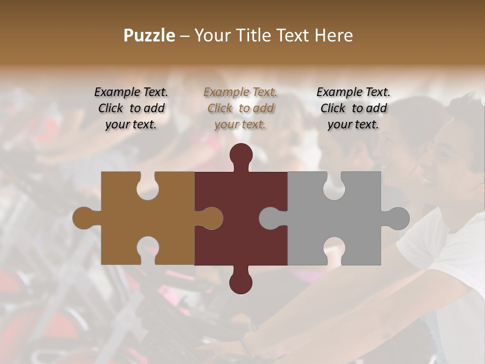 Workout Happy Males PowerPoint Template