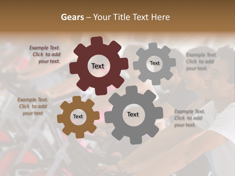 Workout Happy Males PowerPoint Template