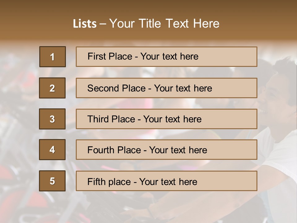 Workout Happy Males PowerPoint Template