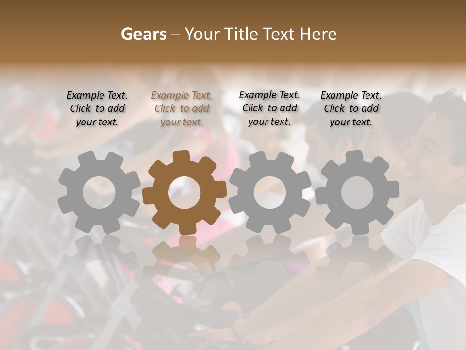 Workout Happy Males PowerPoint Template