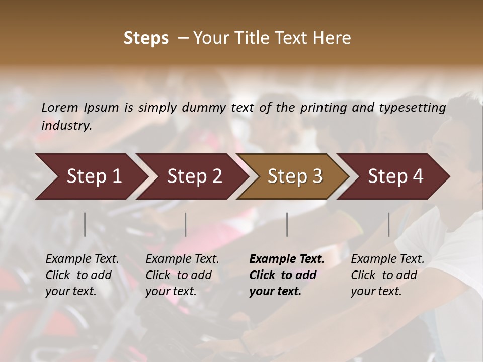 Workout Happy Males PowerPoint Template