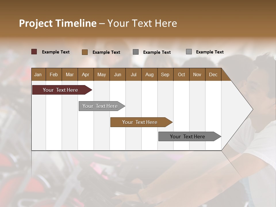 Workout Happy Males PowerPoint Template