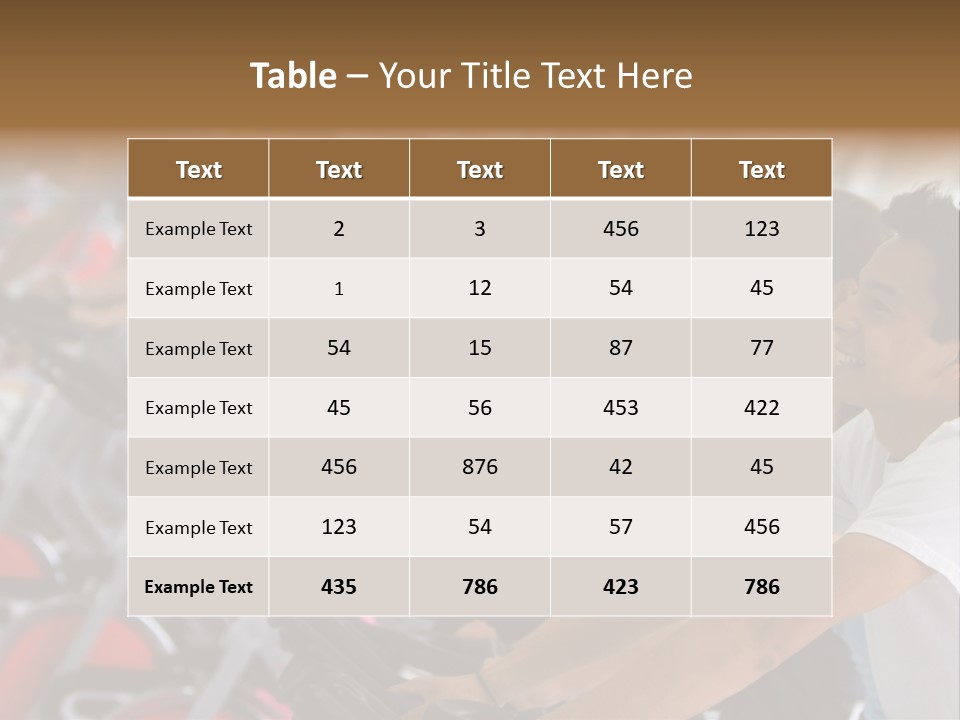 Workout Happy Males PowerPoint Template