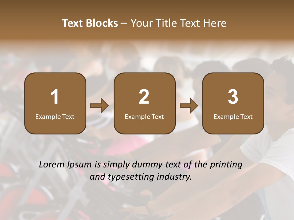 Workout Happy Males PowerPoint Template