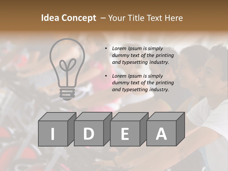 Workout Happy Males PowerPoint Template