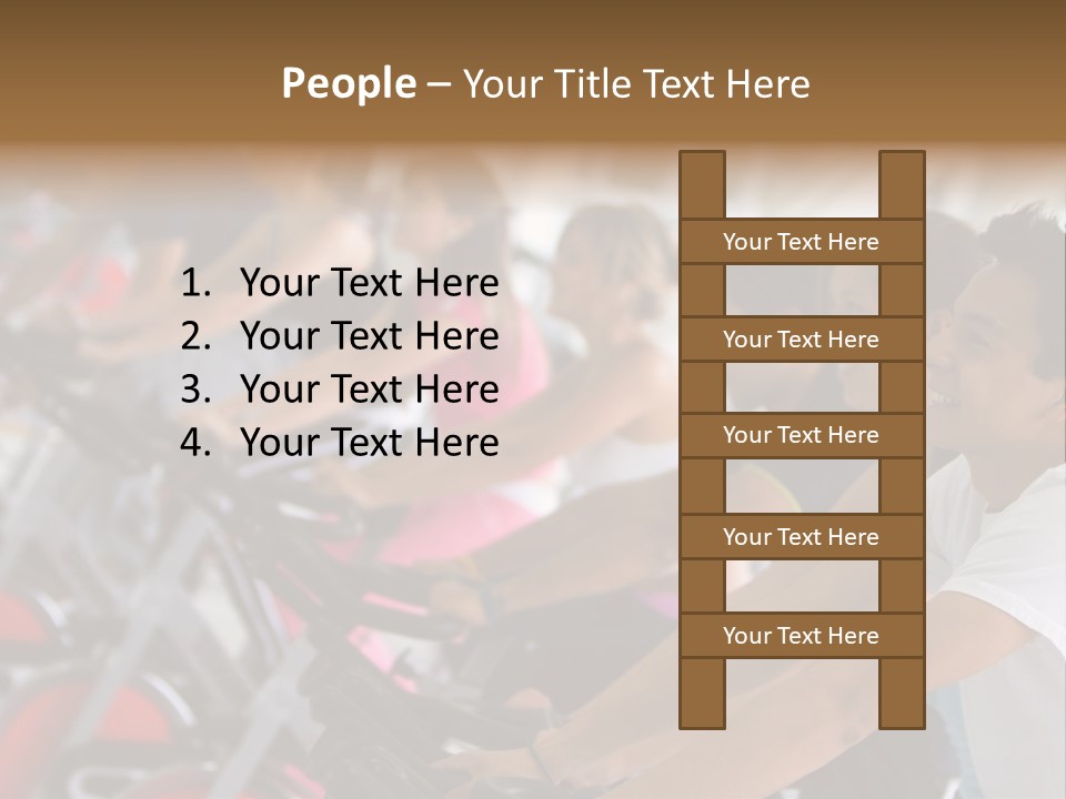 Workout Happy Males PowerPoint Template