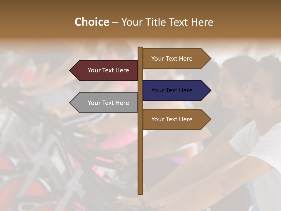 Workout Happy Males PowerPoint Template