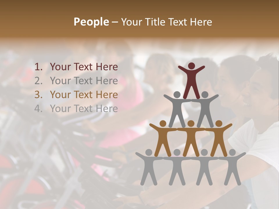 Workout Happy Males PowerPoint Template