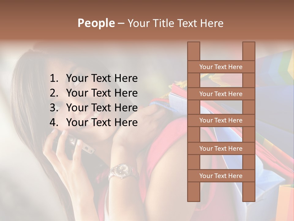 Telephone Gorgeous Paper PowerPoint Template