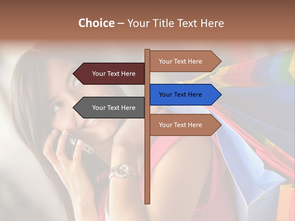 Telephone Gorgeous Paper PowerPoint Template
