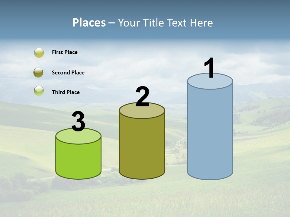 Mountain Grow Meadow PowerPoint Template