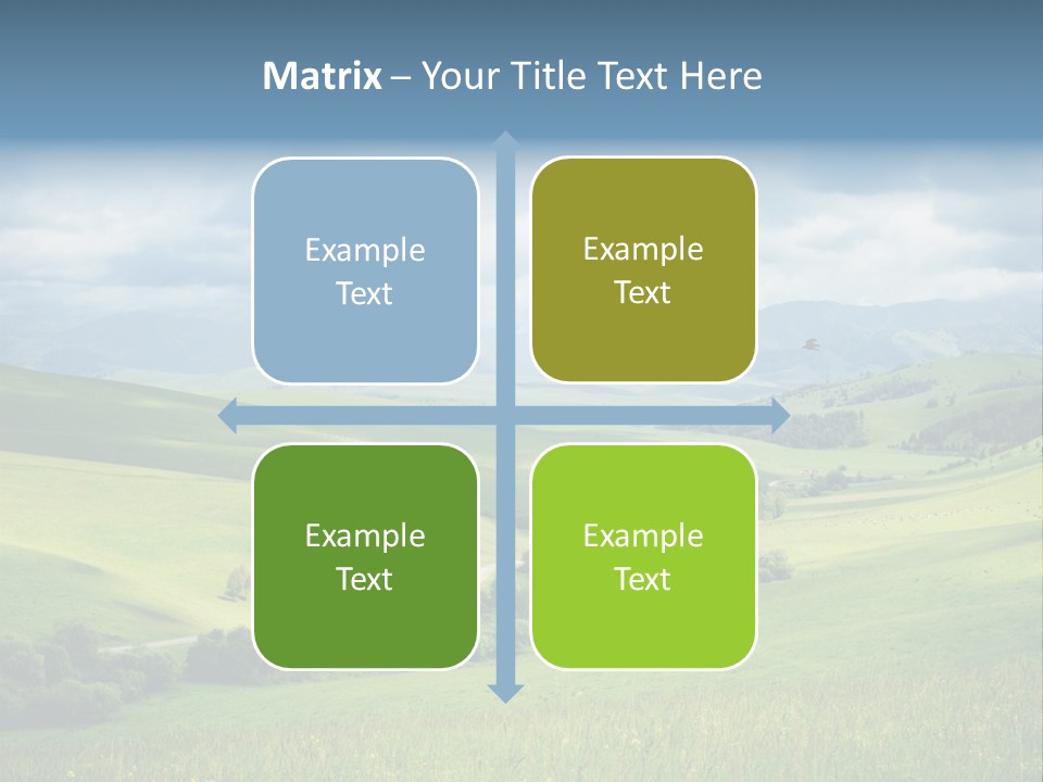 Mountain Grow Meadow PowerPoint Template