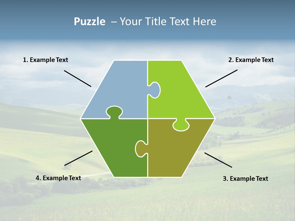 Mountain Grow Meadow PowerPoint Template