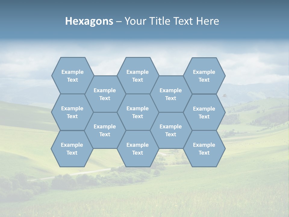 Mountain Grow Meadow PowerPoint Template