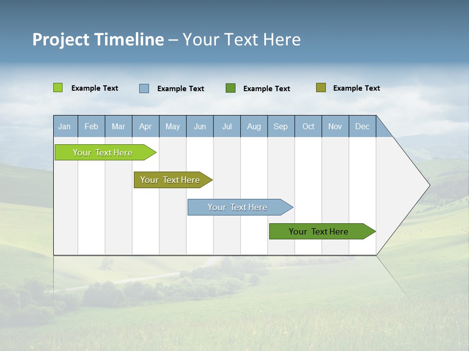 Mountain Grow Meadow PowerPoint Template