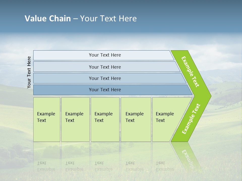 Mountain Grow Meadow PowerPoint Template