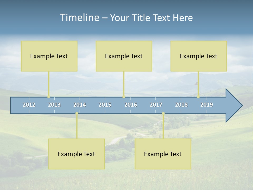 Mountain Grow Meadow PowerPoint Template