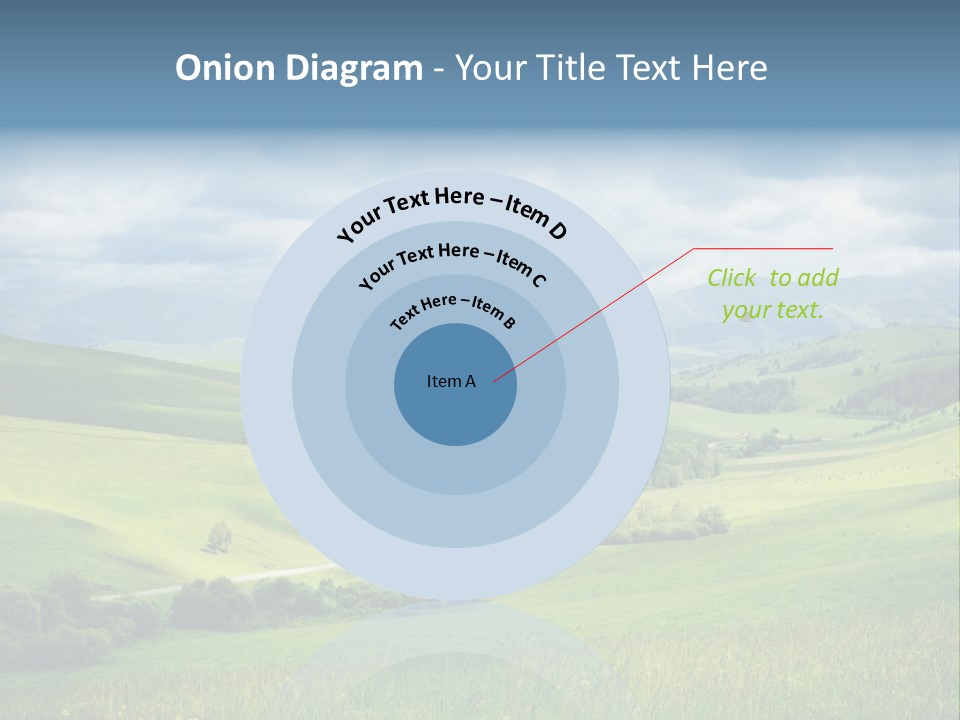 Mountain Grow Meadow PowerPoint Template