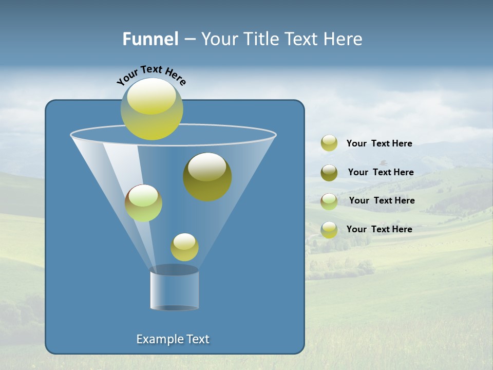 Mountain Grow Meadow PowerPoint Template