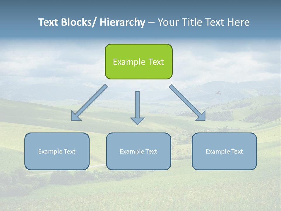 Mountain Grow Meadow PowerPoint Template