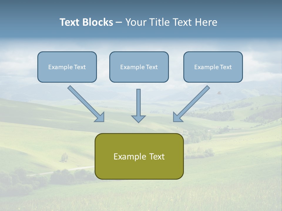 Mountain Grow Meadow PowerPoint Template