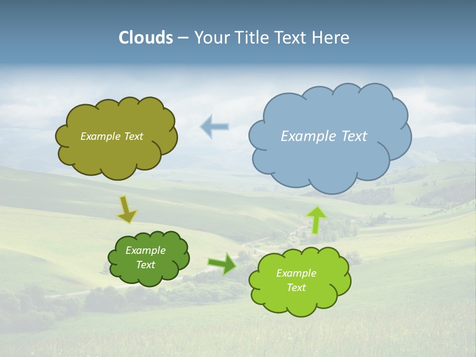 Mountain Grow Meadow PowerPoint Template