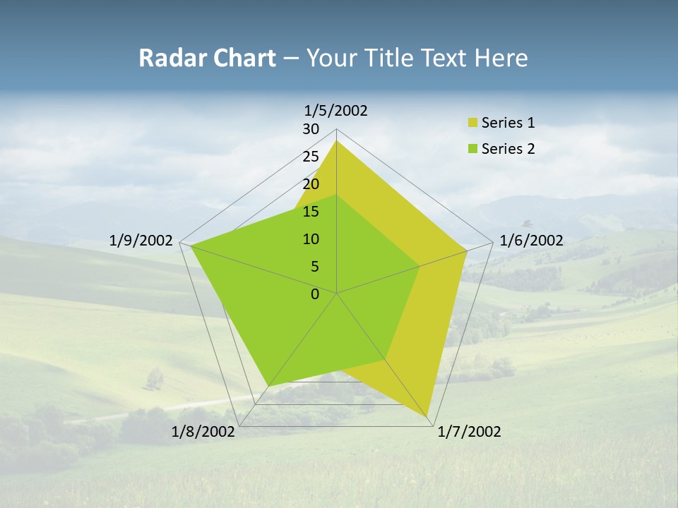 Mountain Grow Meadow PowerPoint Template