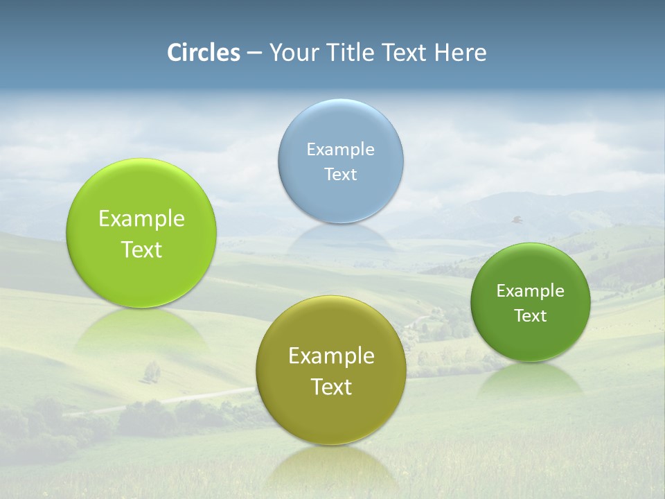 Mountain Grow Meadow PowerPoint Template