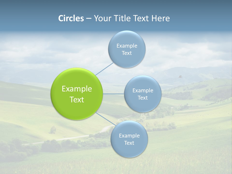 Mountain Grow Meadow PowerPoint Template