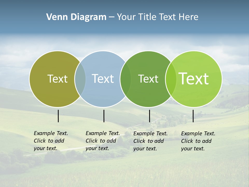 Mountain Grow Meadow PowerPoint Template