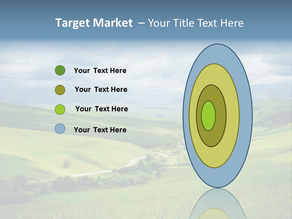 Mountain Grow Meadow PowerPoint Template