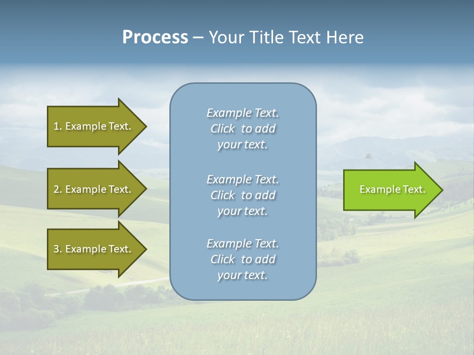 Mountain Grow Meadow PowerPoint Template
