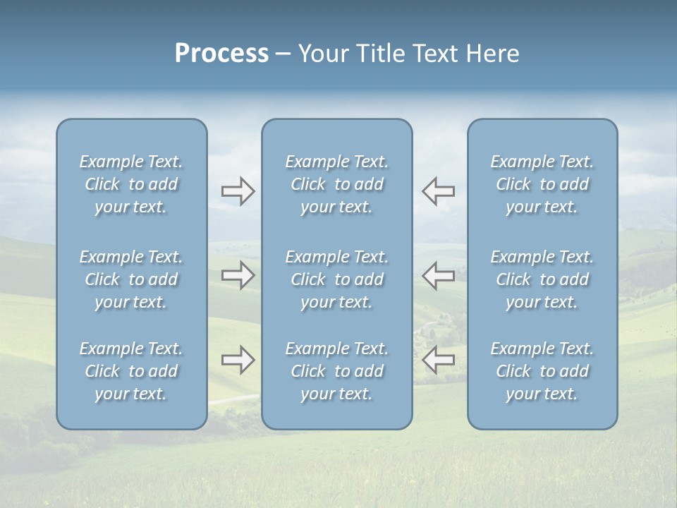 Mountain Grow Meadow PowerPoint Template