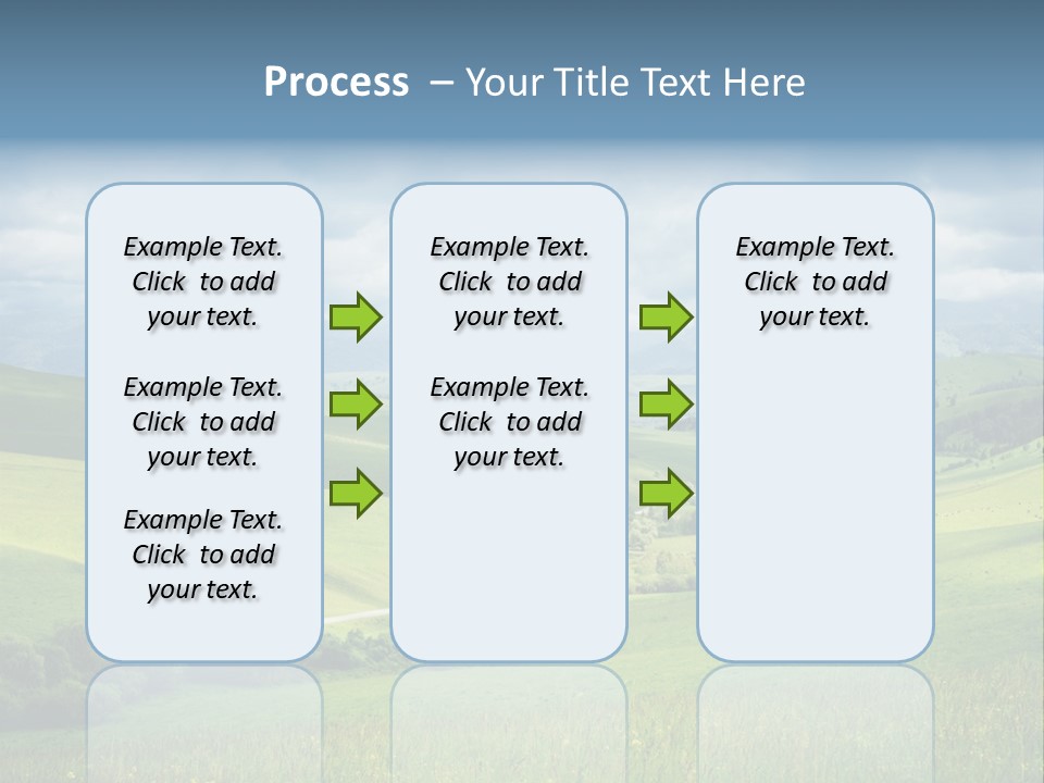 Mountain Grow Meadow PowerPoint Template